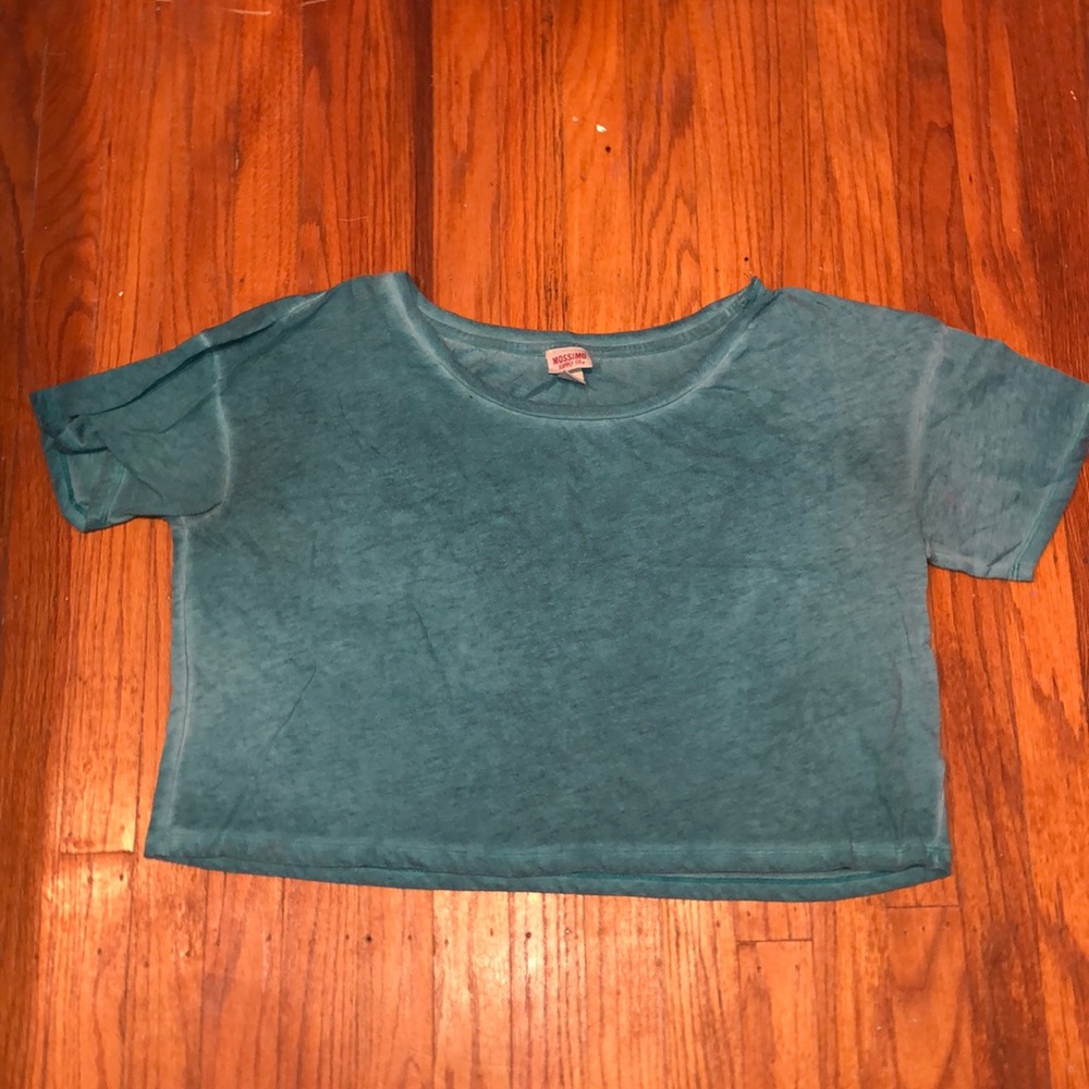 blue crop top - Picture 2 of 5